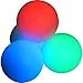 Nite Ize MeteorLight LED Light Up K9 Ball Glowing Dog Toy Float Color:Disco Size:Pack of 2