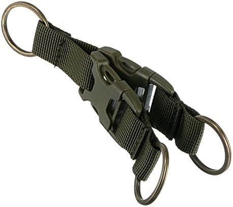 -Nylon Tactical Gear Clip Web Standard Key Ring Holder Tactical Key Chain Quick Release Key ring a Perfect Key-Holder for a Family Member