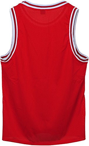 Angel Cola Men’s Blank Plain Mesh Tank Top Basketball Jersey - Buy