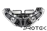 Protek Brand New 2012 2013 2014 Yamaha YZF R1 Headlight Head Lamp Front Light Replacement Housing Assembly
