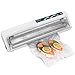 Toprime Vacuum Food Sealer Machine, 80kPa Powerful Sealing System Attached Roll Bag Cutter, Sous Vide Bag and Hose, Dry & Moist Food Modes for Seal a Meal