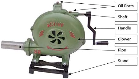 Simond Blacksmith Forge Blower Heavy Duty Hand Crank Manual Fan