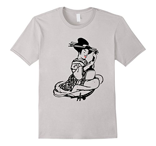 Geisha Japanese Culture Kimono Geiko Geigi Art T-Shirt