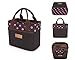 Muitifunction Canvas Bento Lunch Bag for Picnic Travel Tote Lunch Bag with Rope Belt Stylish