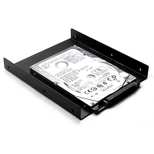 SAISN HDD/SSD Mounting Bracket, 2.5 to 3.5 Adapter, Hard Drive Holder (2 Pack)