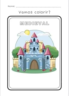 Livro Medieval : Pra colorir