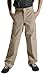 Dickies Big Boys' Flex Waist Double Knee Pant, Khaki, 8