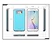 TORU CX PRO Galaxy S6 Edge Wallet Case Dark Blue with Hidden Credit Card Holder ID Slot Hard Cover & Mirror for Samsung Galaxy S6 Edge - Metal Slate