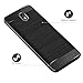 Dretal Nokia 3.1 Case, Carbon Fiber Shock Resistant Brushed Texture Soft TPU Phone case Anti-Fingerprint Flexible Full-Body Protective Cover for Nokia 3.1 (2018) (Black)