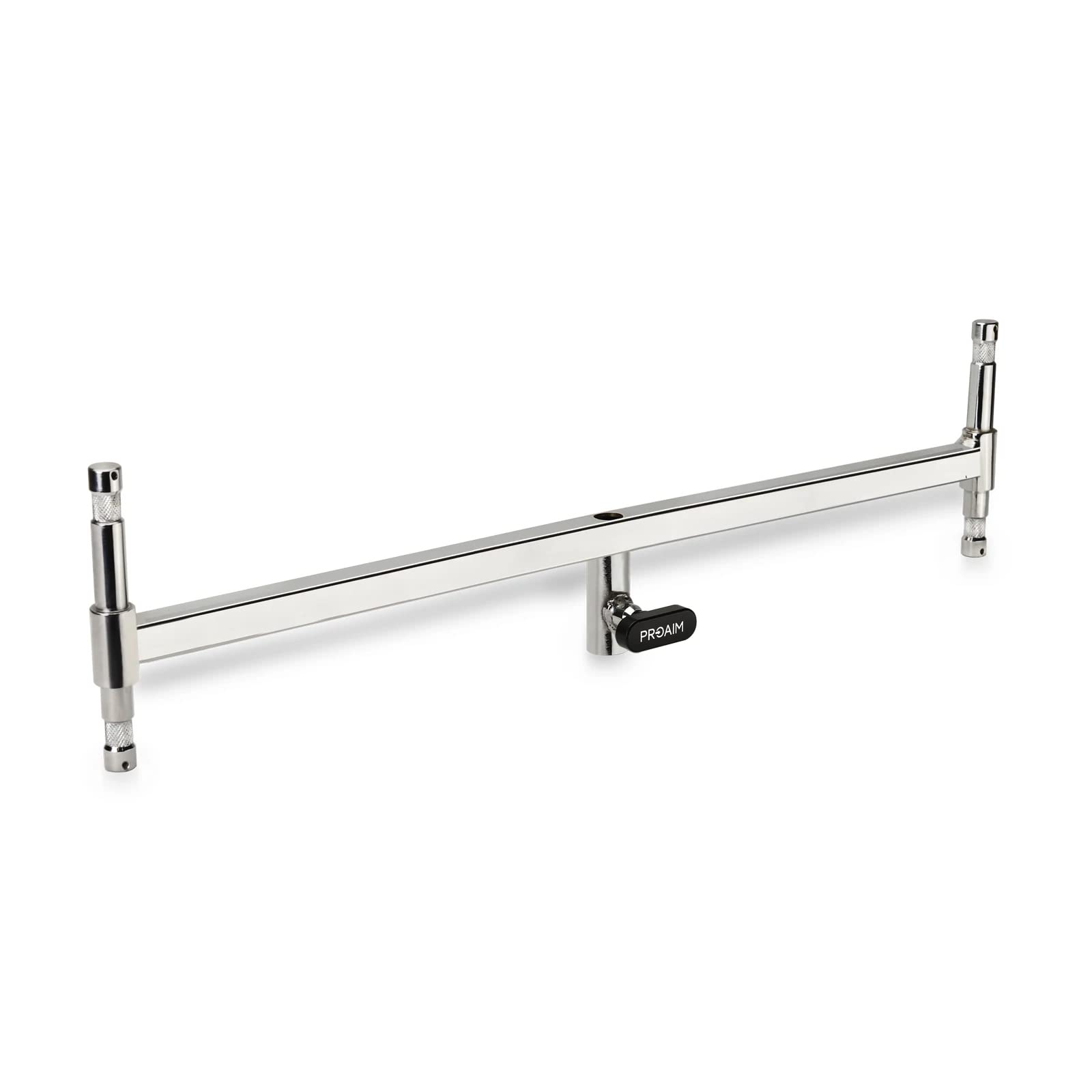 PROAIM 5/8" Double Header - Quickly Mount Your Multiple Lights & Accessories on a Single C-Stand. Mount up to Four Light & Accessories on a Single Baby Pin Light Stand (P-LNKB-DH)