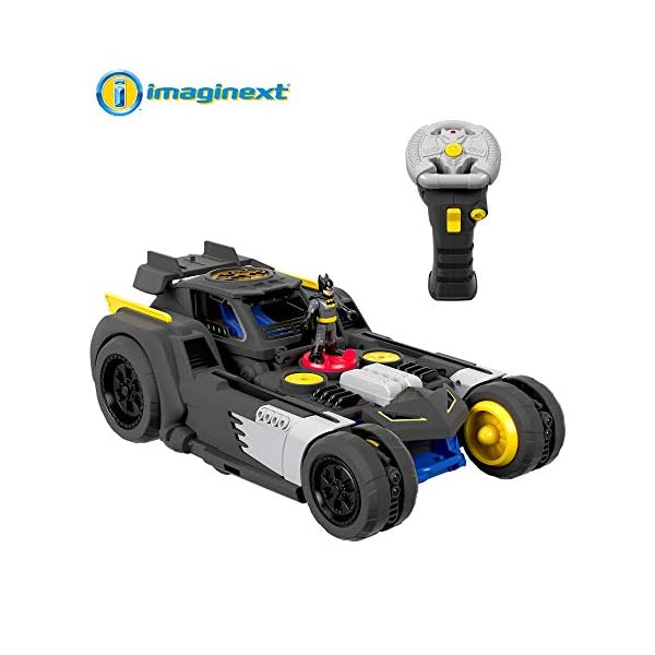 Fisher-Price-GBK77-Imaginext-DC-Super-Friends-Transforming-Batmobile-RC-Vehicle-Multicoloured Imaginext DC Super Friends Transforming Batmobile R/C