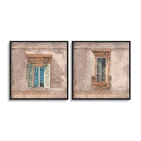 Framed Canvas Wall Art for Living Room, Bedroom Window Theme Canvas Prints for Home Decoration Ready to Hang - 16"x16"x2 Panels