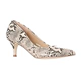 Riverberry Women's Katy Pointed, Closed Toe Low, Kitten Heel Pumps