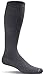 Sockwell Men's Circulator Moderate Graduated Compression Sock, Black Solid - L/XL