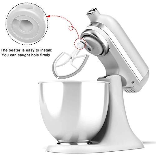 Flex Edge Beater For KitchenAid Professional 600 Bowl-Lift Mixer (KP26M1X Series) - 6 Qt Silicone Scraper Paddle - View #7
