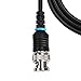 Sumnacon BNC Male Connector to Dual Stackable Banana Plug + Alligator Clip + Spade Copper Fork Plug Test Lead For Oscilloscopes Signal Generators, 300 V 50 Ohm BNC Test Cable With Marker Ring