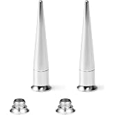 Vsnnsns 14G 12G 10G 8G 6G 4G 2G 0G 00G Ear Gauges Stretching Kit 316L Surgical Steel Screw Fit Ear Tunnels Tapers Insertion Pin for Ear Septum Nipple Tongue Stretching Kit Tools