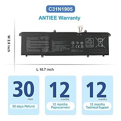 ANTIEE C31N1905 Laptop Battery Replacement for Asus