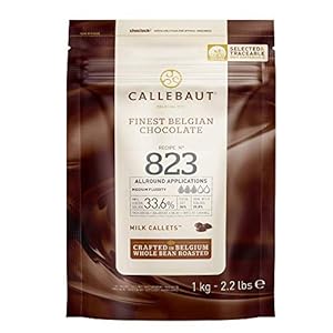 CALLEBAUT Receipe No. 823 – couverture callets, vol chocolade, 33,6% cacao (1000 GR)