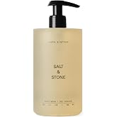 Salt &amp; Stone Body Wash for Women &amp; Men, Santal &amp; Vetiver 15.2 fl oz | Shower Gel, Sulfate-Free, Paraben-Free, Dye-Free, Vegan, Hydrating &amp; Moisturizing with Antioxidants, Vitamin C, Niacinamide