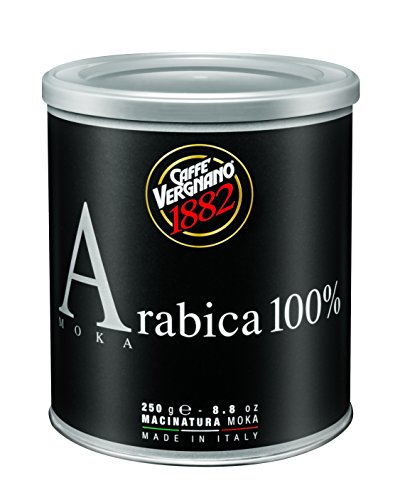 Caffè Vergnano 1882 Moka Ground Tin Pack of 2 x 250 g Caffè Vergnano 1882 Moka Ground Tin Pack of 2 x 250 g