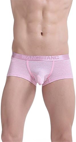 Kingsfun Men`s U-Design Separatec Boxer Short Panties Underwear Size XL Pink