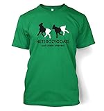 Heterozygoats Just Allele Uneven T-shirt - Kelly Green X-Large (46/48")