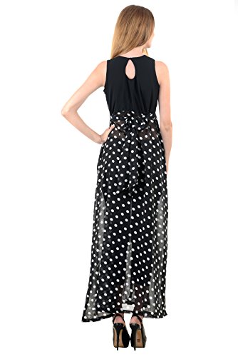 Raabta Fashion Womens Polka Dotted Cap Long Dress Dress Rdw0137 |  Desertcart Brunei