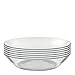 Duralex Made In France Lys 8 Inch Clear Calotte Plate, Set of 6 primary