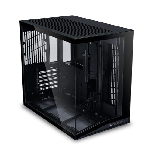 Lian Li O11 Dynamic Mini V2 PC-Gehäuse Schwarz | Kompakter ATX Midi-Tower mit Zwei-Kammer-Design, Tempered Glass und modularem Aufbau thumbnail 3
