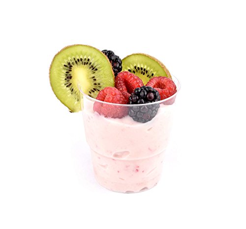 Fig & Leaf (120 Pack) 6-OZ Clear Hard Plastic Cups Premium Beverage Party Cup l Old Fashioned Crystal Clear Tumblers 6-Ounce l Disposable Reusable l Top Choice for Catering Wedding Drinking Birthday