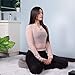 Florensi Meditation Cushion (16″x16″x5″), Extra Large Meditation Pillow, Yoga Pillow for Women, Yoga Meditation Cushion, Meditation Pillows for Sitting on Floor, 100% Buckwheat Meditation Cushion Setthumb 4