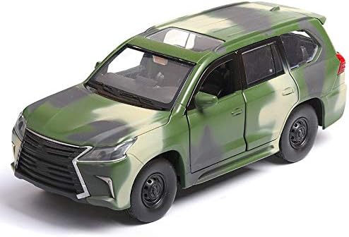 tianluo Children's toy car model Car Model Old Version and Camouflage Lexus Alloy Car Toy for Kids Metal Casting Print Vehicle Kids Toy Pull Back
