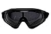 MIGAGA UV Protection Ski Goggles Outdoor Sports Unisex Ski Glasses CS Army Tactical Military Eyewear Windproof Snowmobile Bicycle Motorcycle Protective Glasses with Adjustable Straps