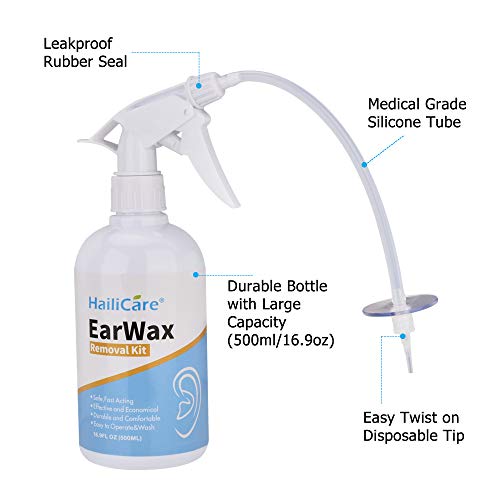 Ear Wax Removal Tool HailiCare Earwax Removal Kit, Earwax Remover