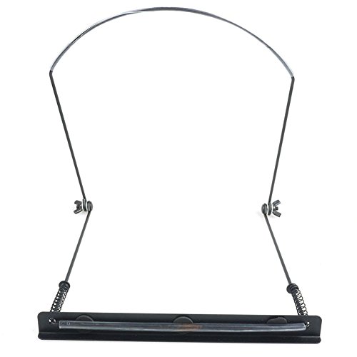 Kangnice 10/24 Holes Metal Harmonica Neck Holder Mouth Organ Support Harp Rack Stand (24 Holes)