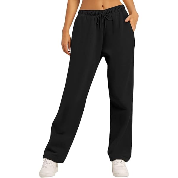 Sexy Basics Women's French Terry Cotton Drawstring Pants