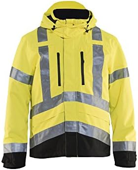 BLÅKLÄDERMen's Shell Windproof Water-Resistant Lightweight High Visibility Reflective Safety Jacket