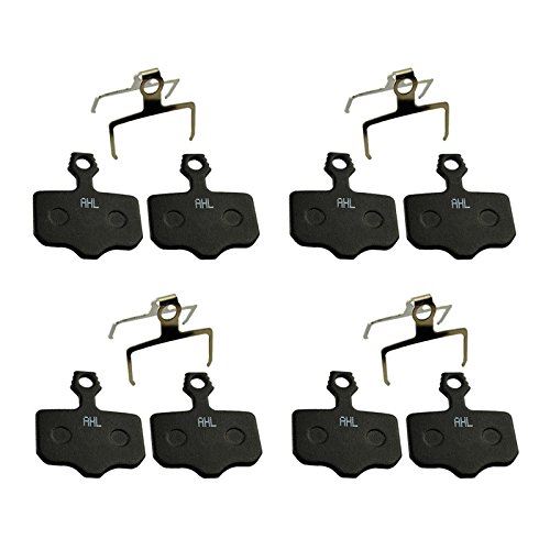 AHL 4 Pairs Bicycle Semi-Metallic Disc Brake Pads for MTB Avid Elixir Sram XX XO