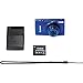 Canon PowerShot ELPH 170 IS 20.0MP Digital Camera (Blue) + 32GB Card + Reader + Case + Accessory Bundle