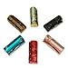 Lipstick Case 3pcs Set Satin Silky Fabric Lipstick Case w/Mirror.Assorted Gorgeous Design ,3 1/2