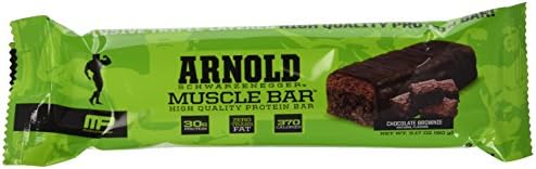 Arnold Schwarzenneger Series 12 x 90 g Iron Muscle Bar - Brownie