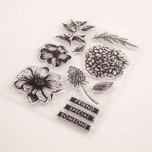Flower Seal Stamp With Cutting Dies Stencil Set DIY Scrapbooking Embossing Photo Album Decorative Paper Card Craft Art Handmade