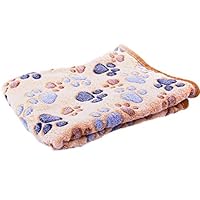 MONISE Dog Blanket Pet Cat Mat Blanket Towel Warm Dog Cat Coral Fleece Blankets Sleep Mat Pad Bed (20-104CM)