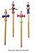 Marble Fidget Toys (8 pack) and Pencil Topper Twirling Fidgets (4 pack) | For Adults and Kids ADHD Stress Anxiety Relief