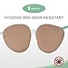 Mintfoot Felt Metatarsal Pads - 2 Pieces - Fabric Covered Foot Cushions - One Size - Rapid Pain Relief