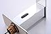 Gangang Touchless Bathroom Sink Faucet Motion Sensor Hands Free Automatic Commercial Vanity Water Faucets with Temperature Control Hot & Cold Mixing Valve Chrome