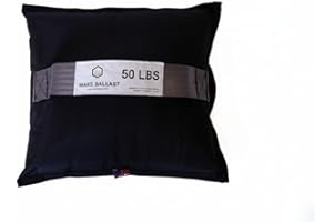 wake ballast - Ballast Bag for Wakesurfing & Wakeboarding, Fine Steel Shot for Wakesurf Boats, Yachts & Airplanes, Precise Weight Distribution, Compact Design, Water & Rustproof, Made in USA (50 lbs)