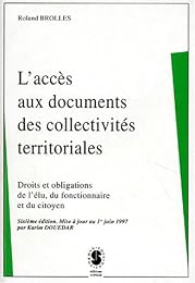 L' accès aux documents des collectivités territoriales