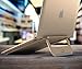 Satechi Lightweight Aluminum Portable Laptop Stand - Compatible with MacBook, MacBook Pro, Microsoft Surface Pro and more (Gold)